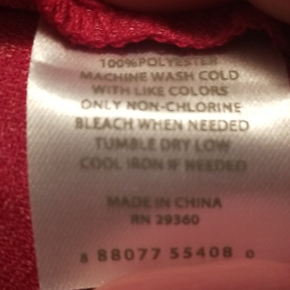 Dip Wide Leg Pants...Red/Blk...Size 12 - Picture 7 of 7